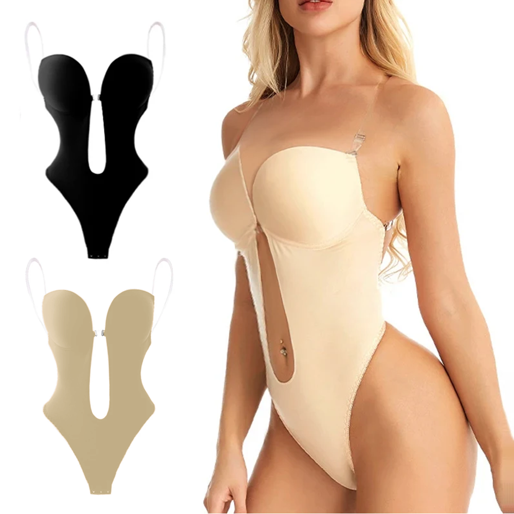 Women Body Shaper Bra Backless - Shapewear Bodysuit Firm ulasan dan harga